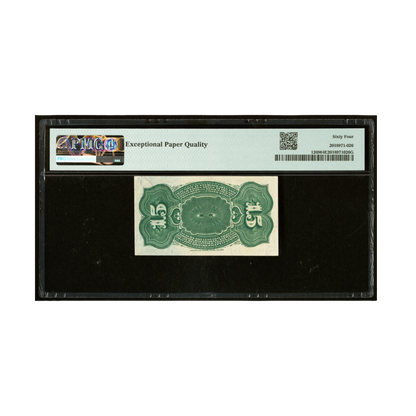 US 15 Cent Fr#1269 Fourth Issue Fractional Currency PMG 64 Choice Uncirculated EPQ