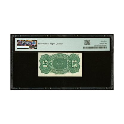 US 15 Cent Fr#1269 Fourth Issue Fractional Currency PMG 65 Gem Uncirculated EPQ