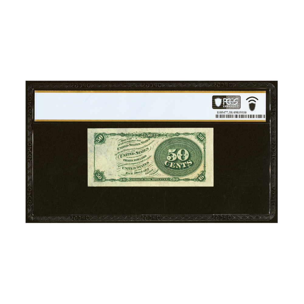 US 50 Cents Fr#1376 Fourth Issue Fractional Currency PCGS 58 Choice AU PPQ