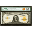 US $10 1922 Fr#1173 Gold Certificate PMG 55 About Uncirculated