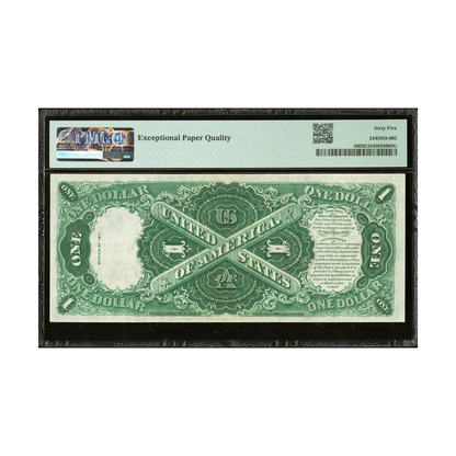 US $1 1917 Fr#36 Legal Tender Note PMG 65 Gem Uncirculated EPQ