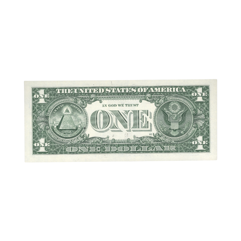 US $1 2021 Federal Reserve Note Repeater Serial Number E94409440B Fr. 3007-E UNC