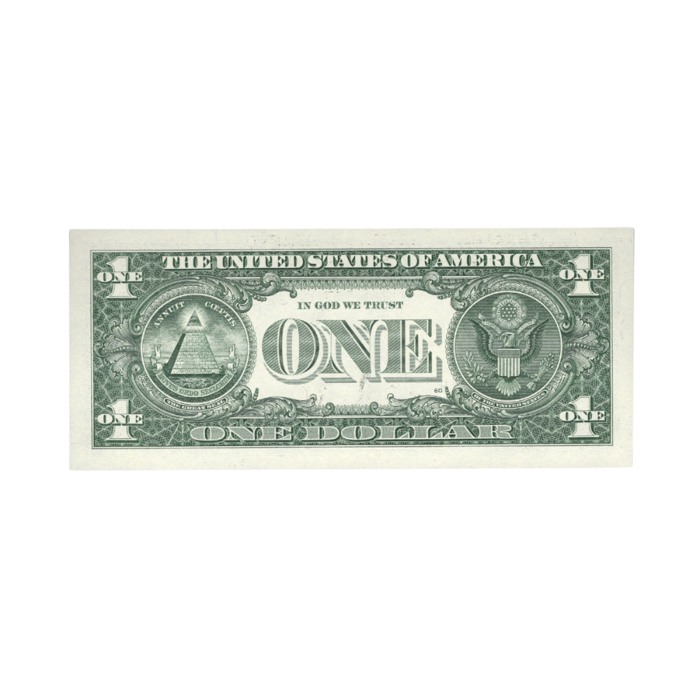 US $1 2021 Fr. 3007-E Federal Reserve Note Repeater Serial Number E94439443B UNC