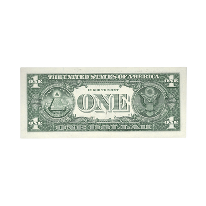 US $1 2021 Fr. 3007-E Federal Reserve Note Repeater Serial Number E94439443B UNC