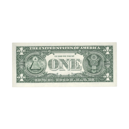 US $1 2021 Fr. 3007-E Federal Reserve Note Repeater Serial Number E94469446B UNC