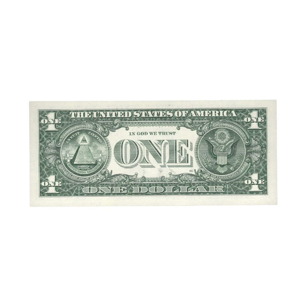 US $1 2021 Fr. 3007-E Federal Reserve Note Repeater Serial Number E94479447B UNC