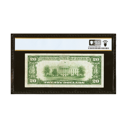 US $20 1928B Fr#2052-L★ Federal Reserve Note Star Note PCGS 25 Very Fine