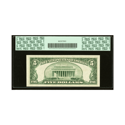 US $5 1953B Fr#1534 Legal Tender Note PCGS 65 Gem New PPQ