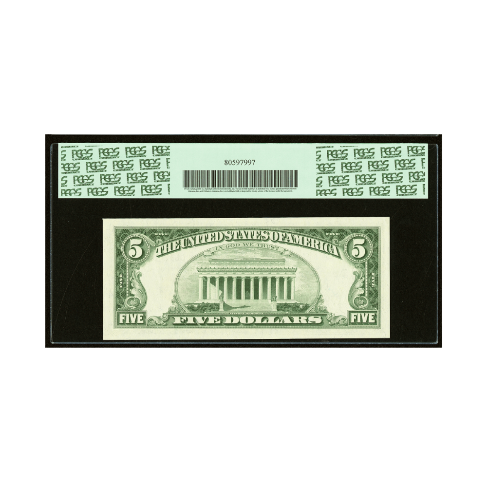 US $5 1963 Fr#1536★ Legal Tender Star Note PCGS 64 Very Choice New PPQ