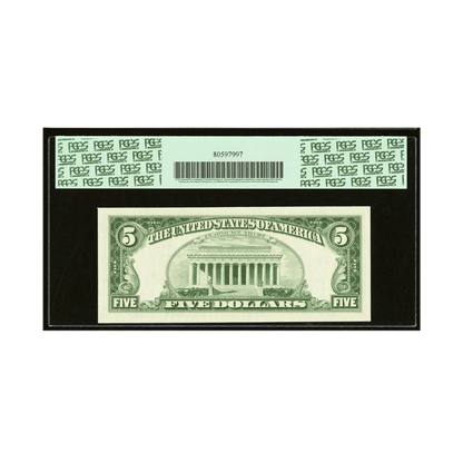 US $5 1963 Fr#1536★ Legal Tender Star Note PCGS 64 Very Choice New PPQ