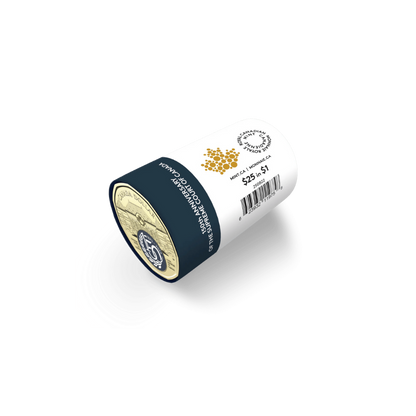 2025 $1 150th Anniversary of the Supreme Court of Canada Colourized Special Wrap Roll