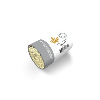 2025 $1 150th Anniversary of the Supreme Court of Canada Non-colourized Special Wrap Roll