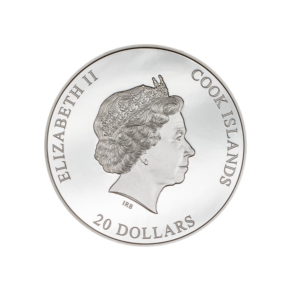 VAULT 3 Oz Silver Coin $20 Cook Islands 2023