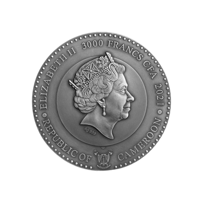 VENUS Planets and Gods 3 Oz Silver Coin 3000 Francs Cameroon 2021