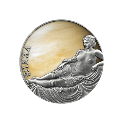 VENUS Planets and Gods 3 Oz Silver Coin 3000 Francs Cameroon 2021