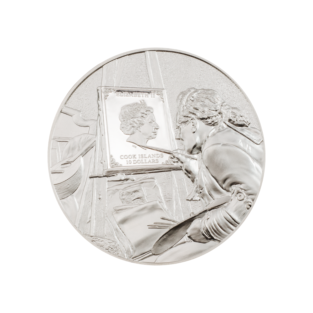 VINCENT VAN GOGH Masters of Art 2 Oz Silver Coin $10 Cook Islands 2022