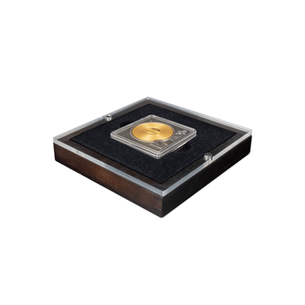 VINYL RECORD 3 Oz Silver Coin $5 Barbados 2023