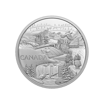 VISIONS OF CANADA 2 Oz Silver Coin $30 Canada 2022