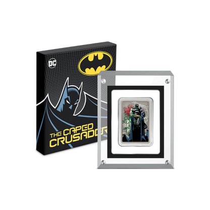 VIXENS BATMAN Caped Crusader 1 Oz Silver Coin $2 Niue 2020
