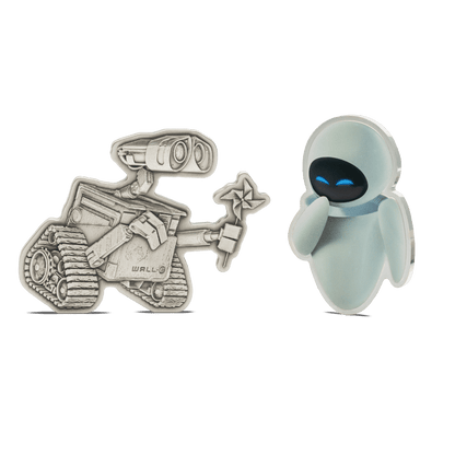 WALL•E + EVE Disney Pixar Silver Coin Set 2025 - PARTHAVA COIN