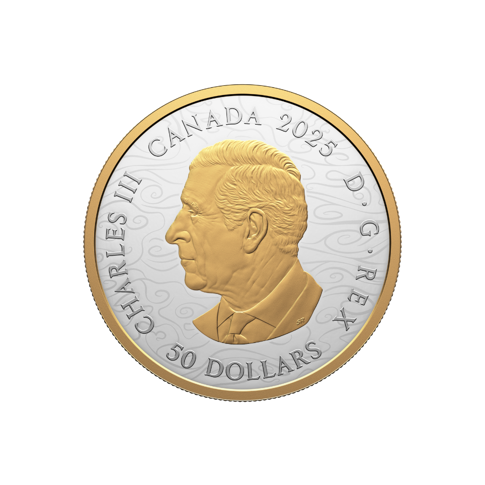 WATER DRAGON 5 Oz Silver Coin $50 Canada 2025