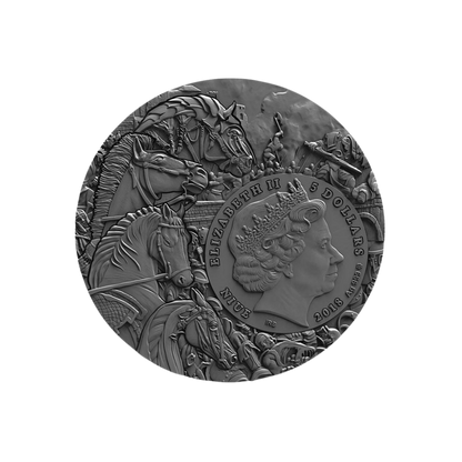 WHITE HORSE Four Horsemen of the Apocalypse 2 Oz Silver Coin $5 Niue 2018