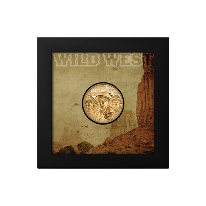 WILD WEST Legends 1 Oz Gold Coin $250 Cook Islands 2024