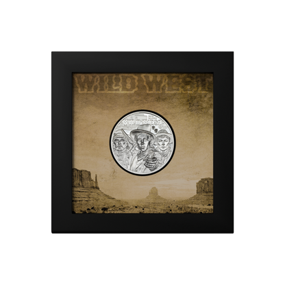 WILD WEST Legends 1 Oz Silver Coin $5 Cook Islands 2024