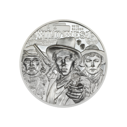 WILD WEST Legends 1 Oz Silver Coin $5 Cook Islands 2024