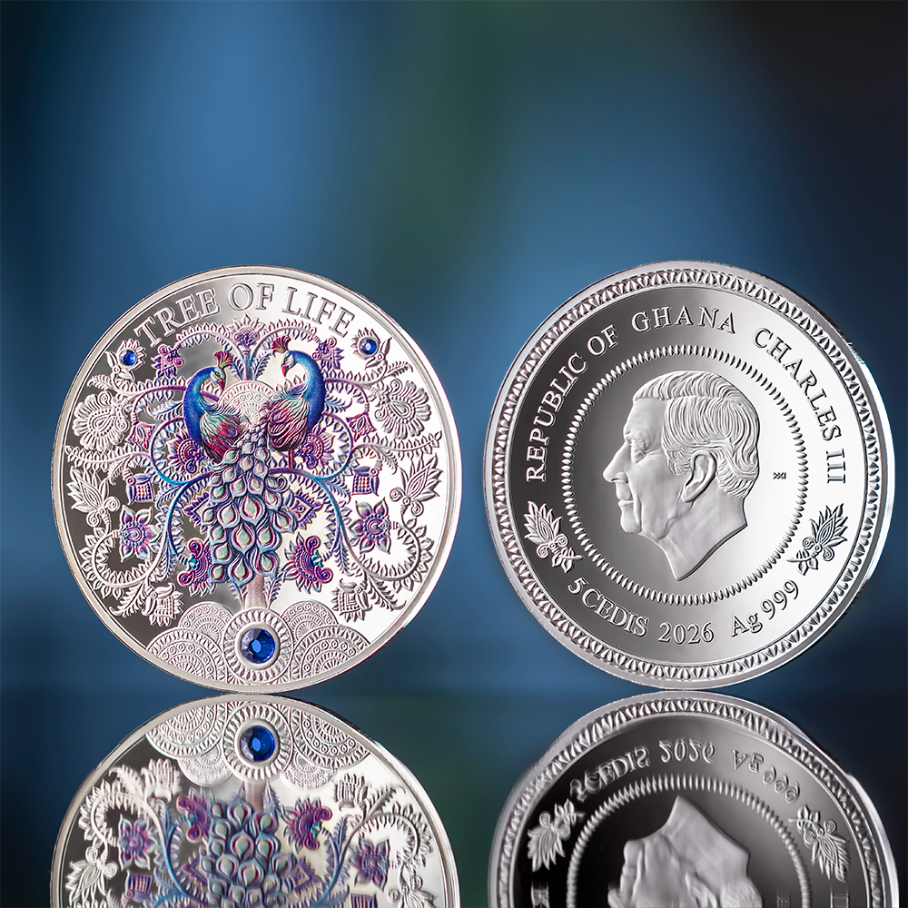 Winter Tree of Life 1 Oz Silver Coin 2026 Mint XXI