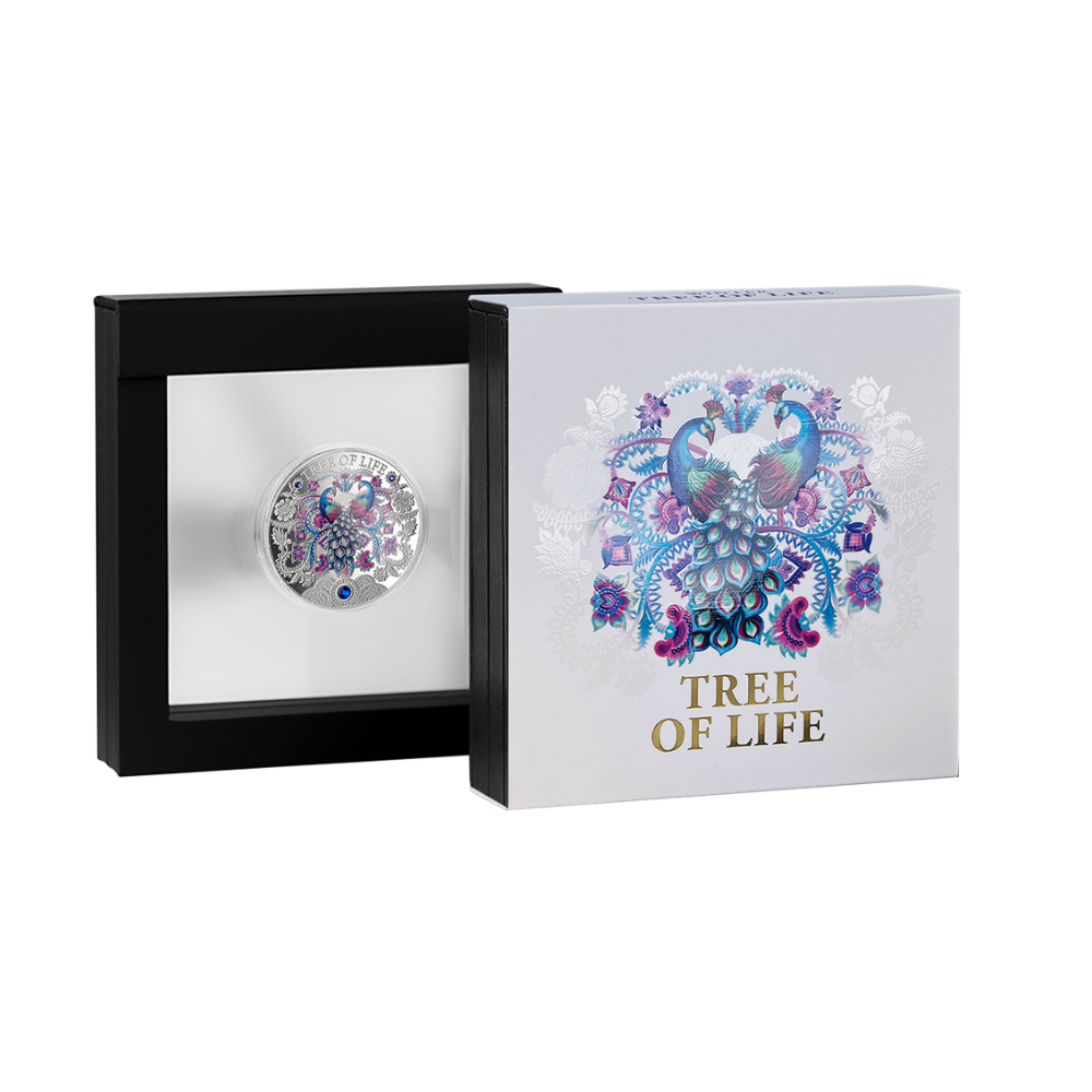 Winter Tree of Life 1 Oz Silver Coin 2026 Mint XXI