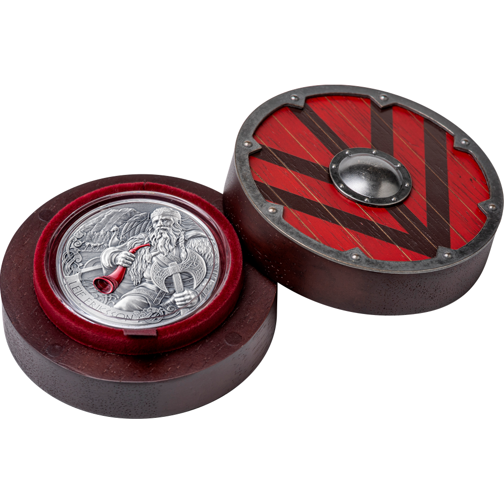 Leif Eriksson Way to Valhalla 2 Oz Silver 2025