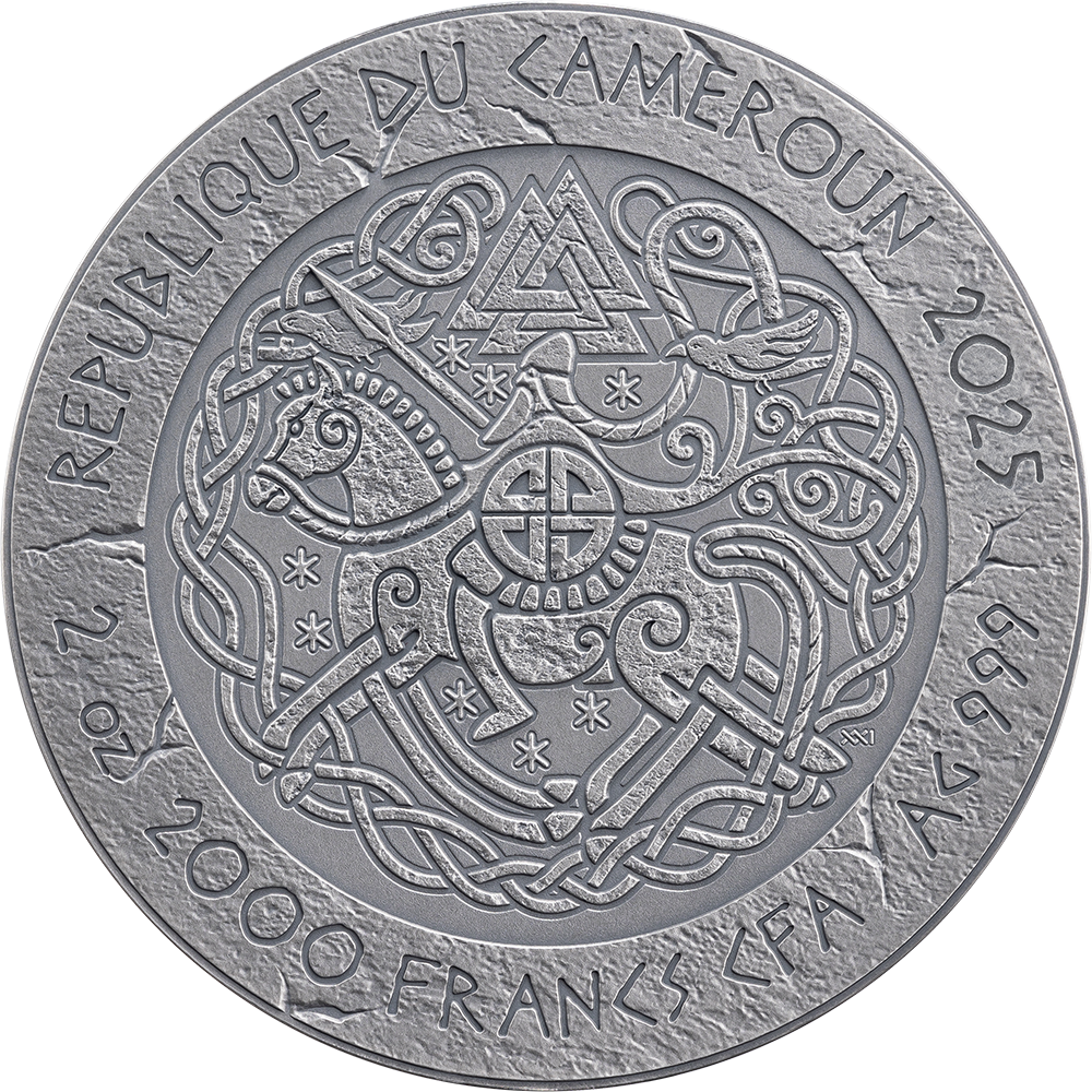 LEIF ERIKSSON Way to Valhalla 2 Oz Silver Coin - PARTHAVA COIN