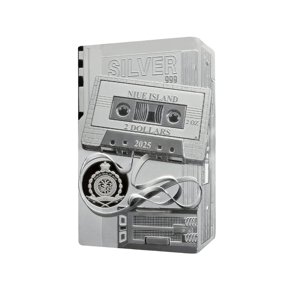 Walkman TechStalgic 2 Oz Silver Coin 2025 POWER COIN