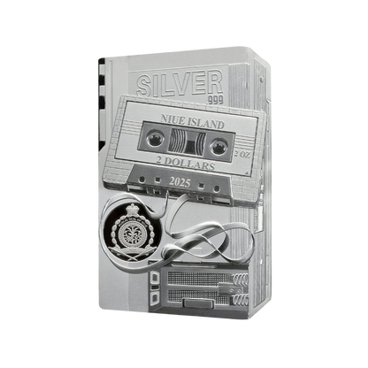 Walkman TechStalgic 2 Oz Silver Coin 2025 POWER COIN
