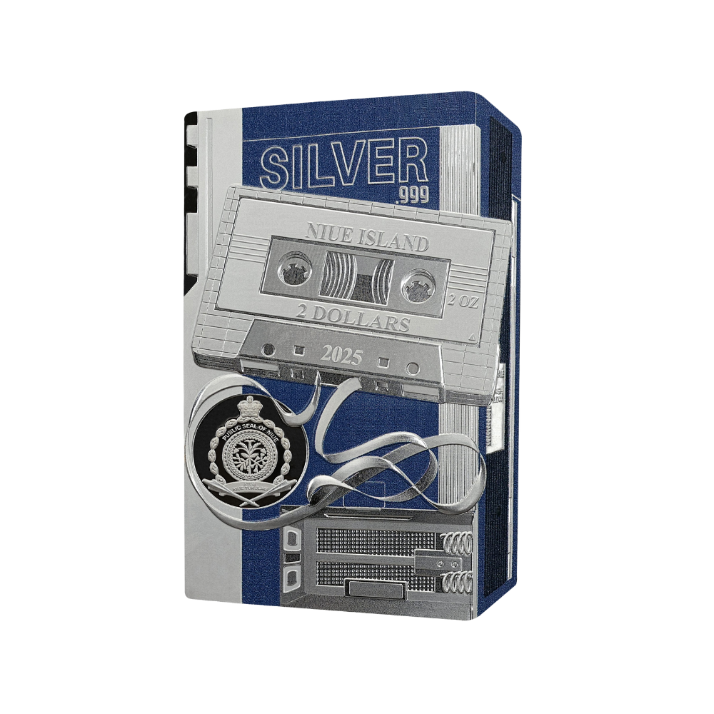 Walkman TechStalgic Colored 2 Oz Silver Coin 2025 POWER COIN