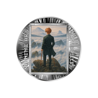 Wanderer Above The Sea of Fog AI-nime Art Masterpieces Silver Coin 2025