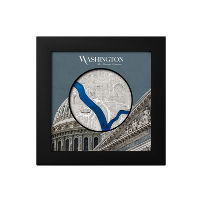 Washington DC Tiffany Art Metropolis 3 Oz Silver Coin 2025