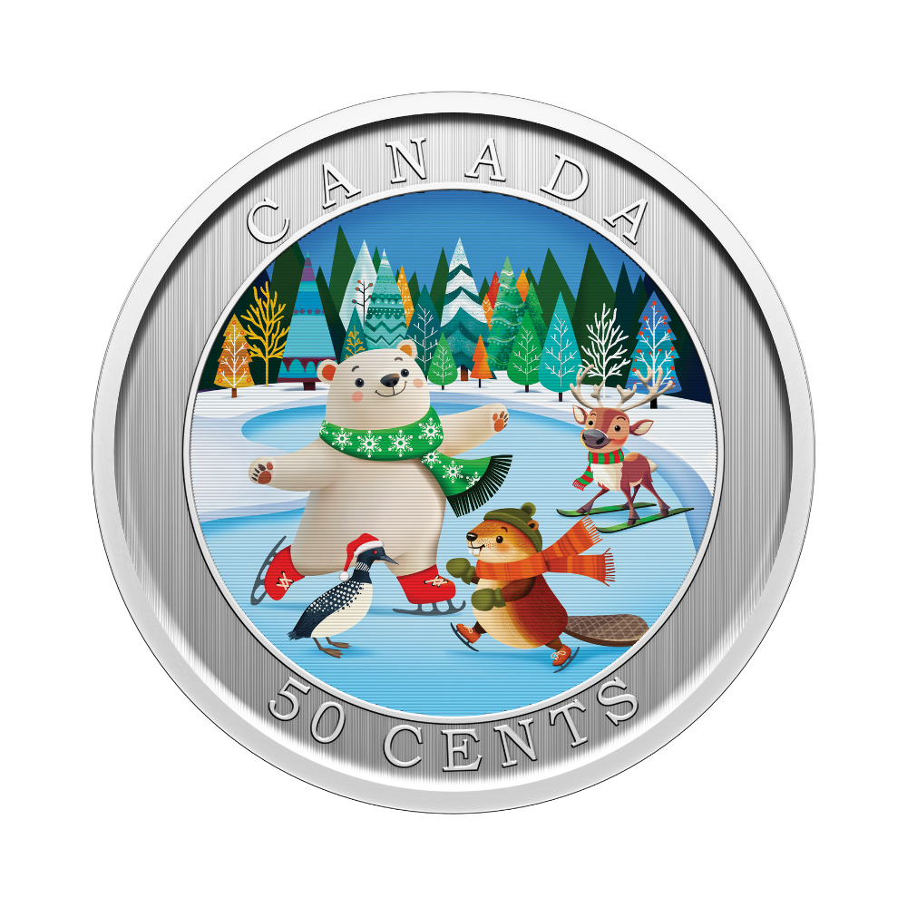 Whimsical Winter Lenticular Coin Canada 2026 Royal Canadian Mint