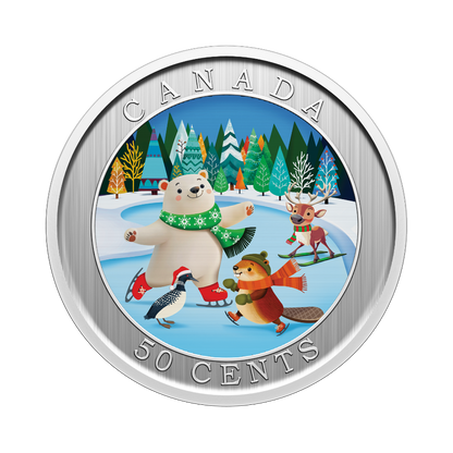 Whimsical Winter Lenticular Coin Canada 2026 Royal Canadian Mint