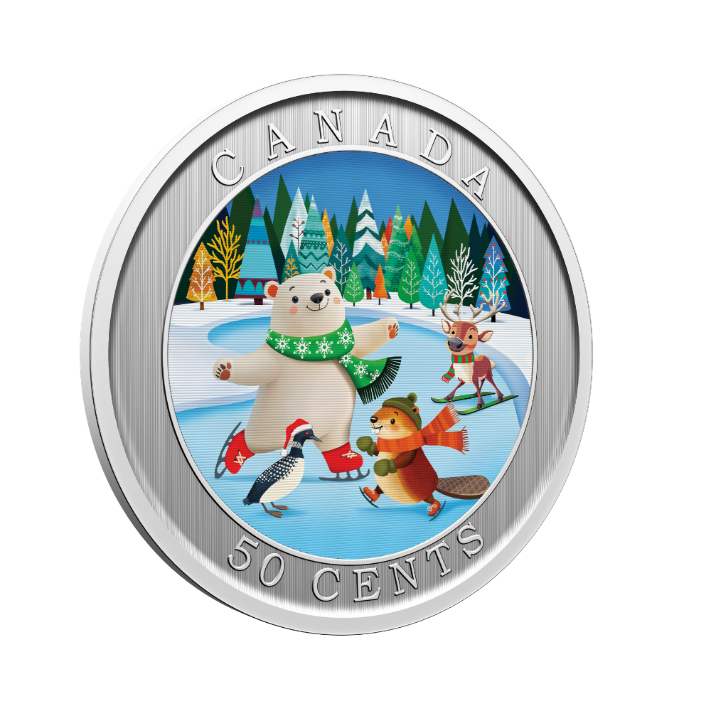 Whimsical Winter Lenticular Coin Canada 2026 Royal Canadian Mint