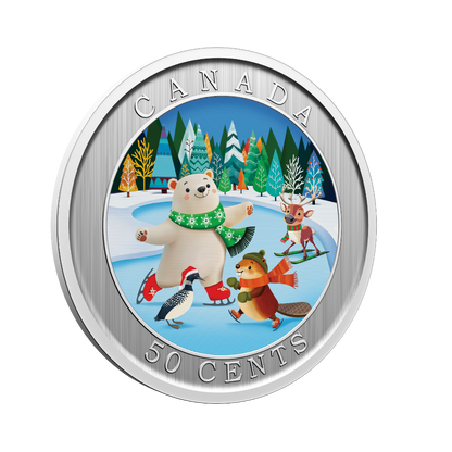 Whimsical Winter Lenticular Coin Canada 2026 Royal Canadian Mint