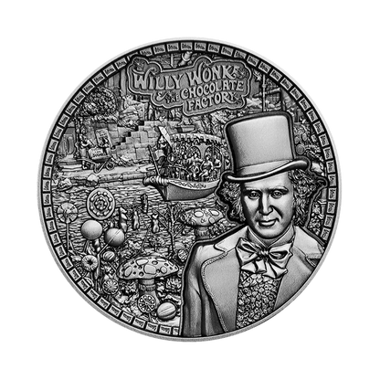 Wily Wonka & The Chocolate Factory 100g Silver Coin 2026 MDM