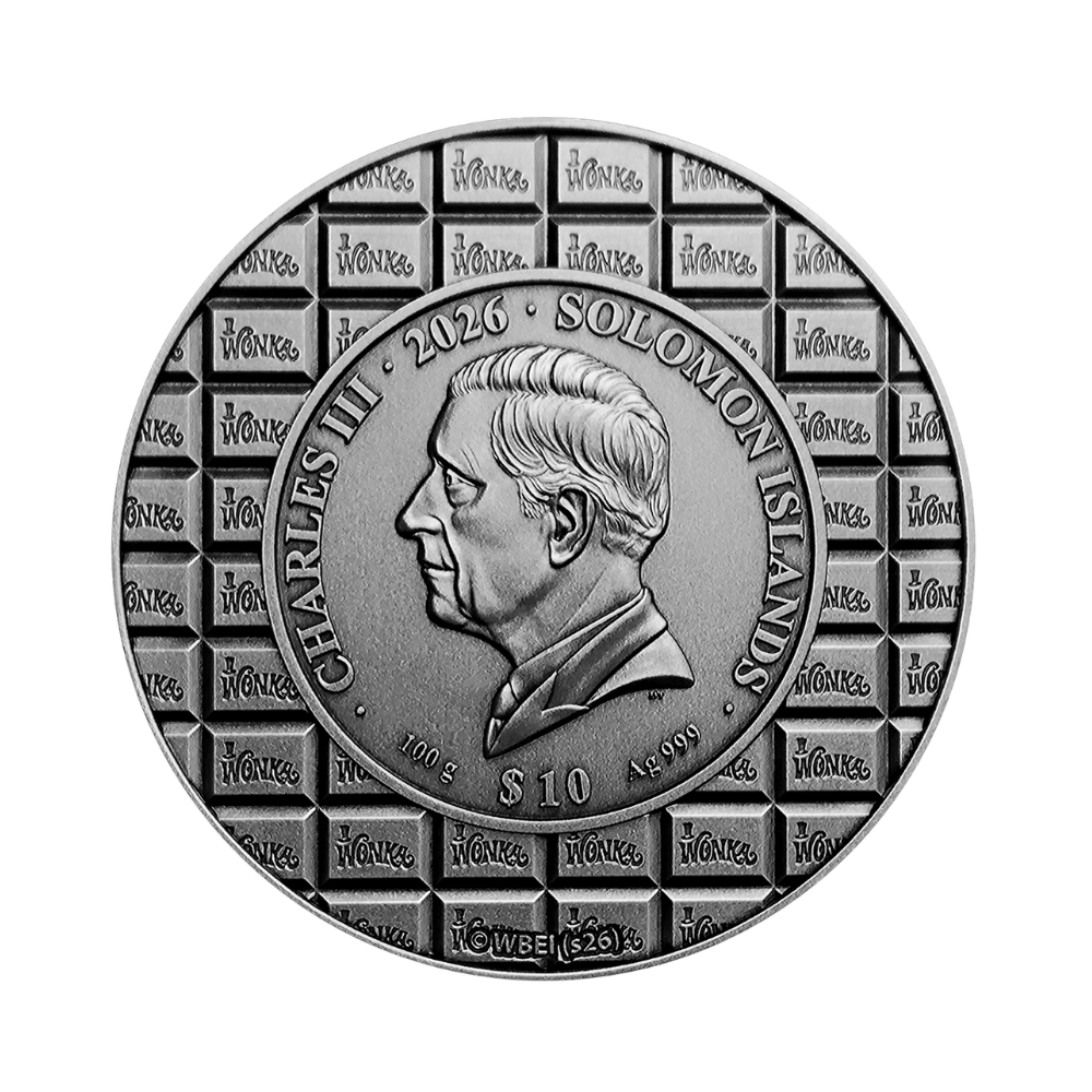 Wily Wonka & The Chocolate Factory 100g Silver Coin 2026 MDM