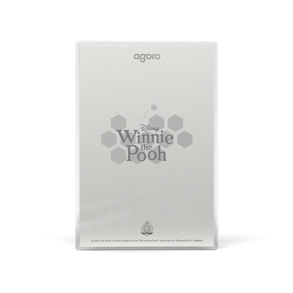 Winnie the Pooh Winnie & Piglet Silver Collectible Foil Agoro