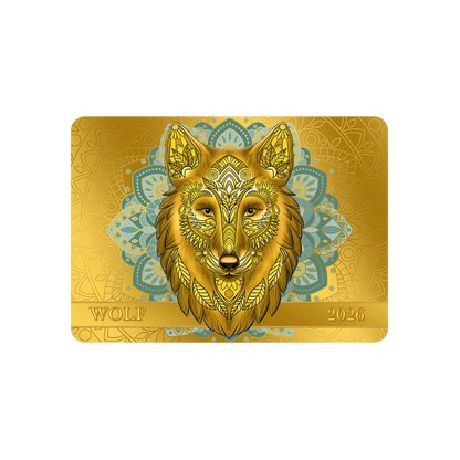 Wolf Spirit Animals Collection 1/200 Oz Gold Coin 2026