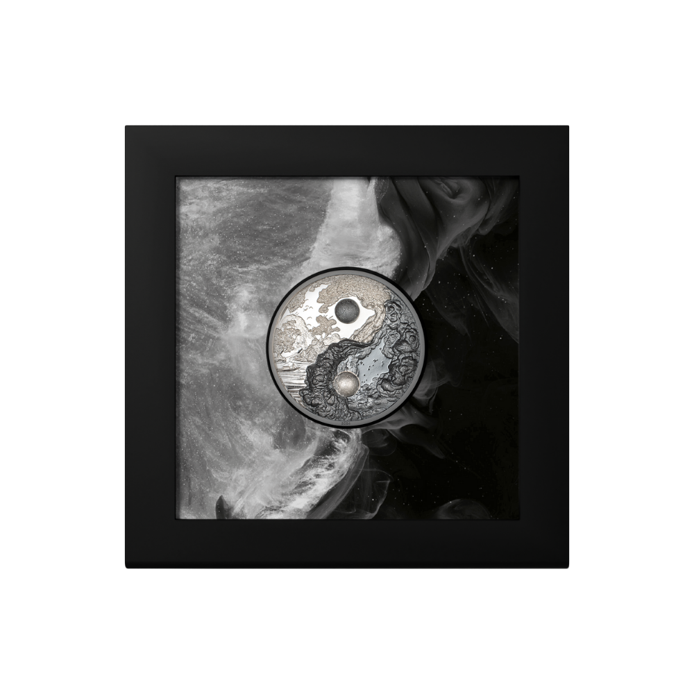 YIN AND YANG 1 Oz Silver Coin $5 Palau 2024