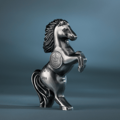 Year of Horse Lunar Collection 1 Oz Silver Coin 2026 image CIT coin Invest AG Parthava Coin