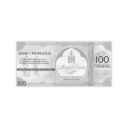 Year of Horse Lunar Collection Silver Note 2026