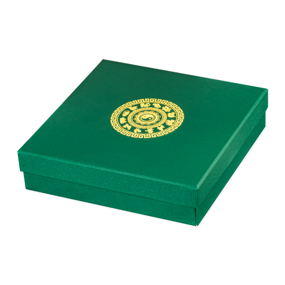 Year of the Goat 2 Oz Silver with Jade 2027 MDM